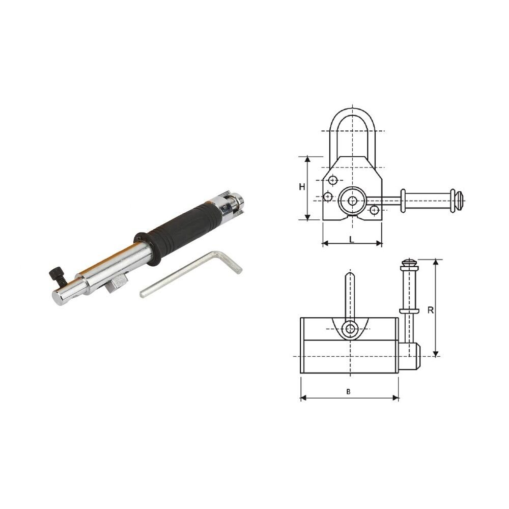 3000Kg MANYETİK KALDIRICI YEDEK KOL