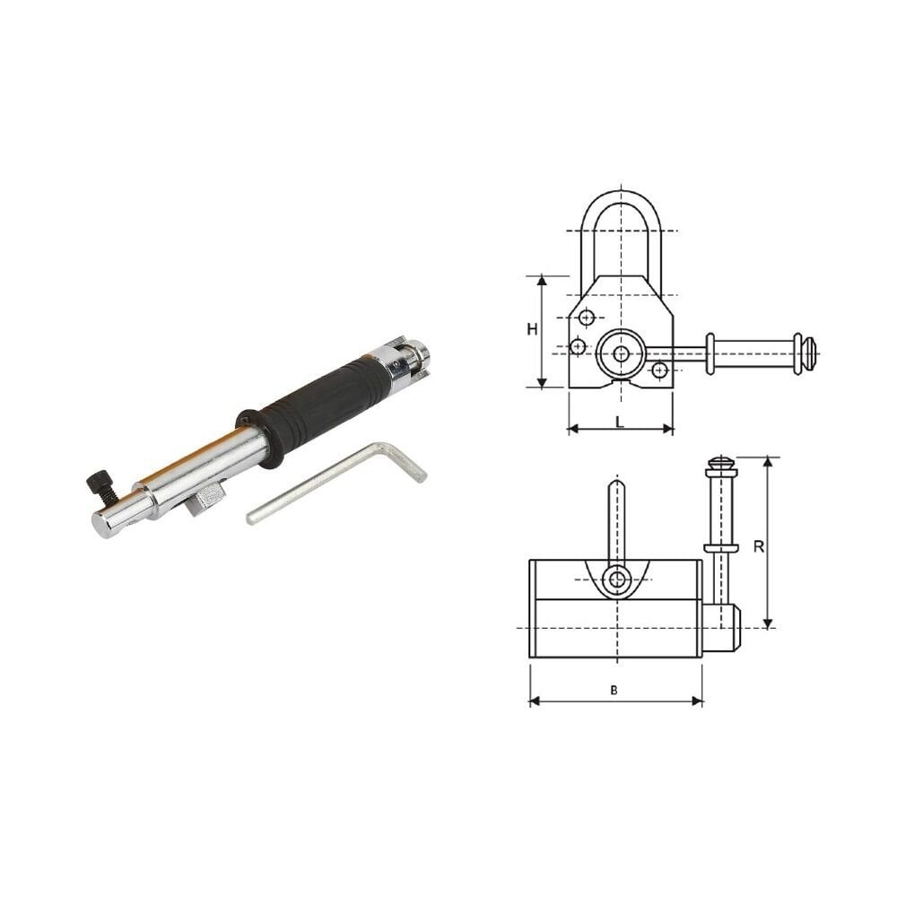 1000Kg MANYETİK KALDIRICI YEDEK KOL