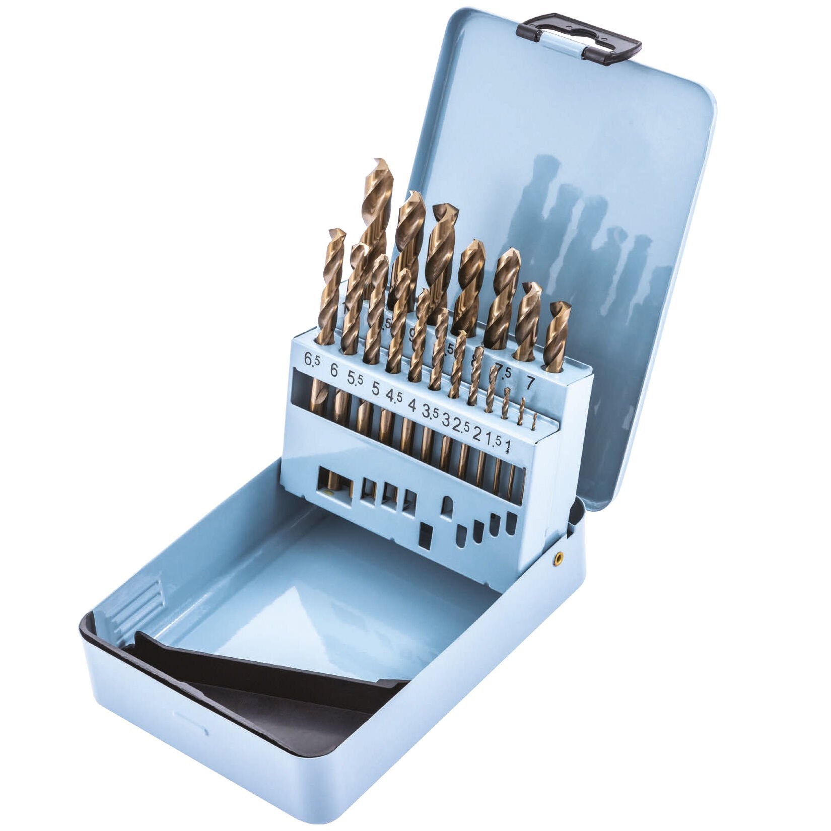 KRONE DIN338 MATKAP SETİ 19 PARÇA 1-10mmx0.5HSSCO5