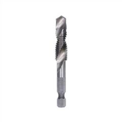 M6 CZTOOL BITS SAPLI 1/4'' KOMBİNE KILAVUZ HSS