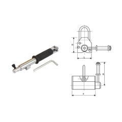 100Kg MANYETİK KALDIRICI YEDEK KOL