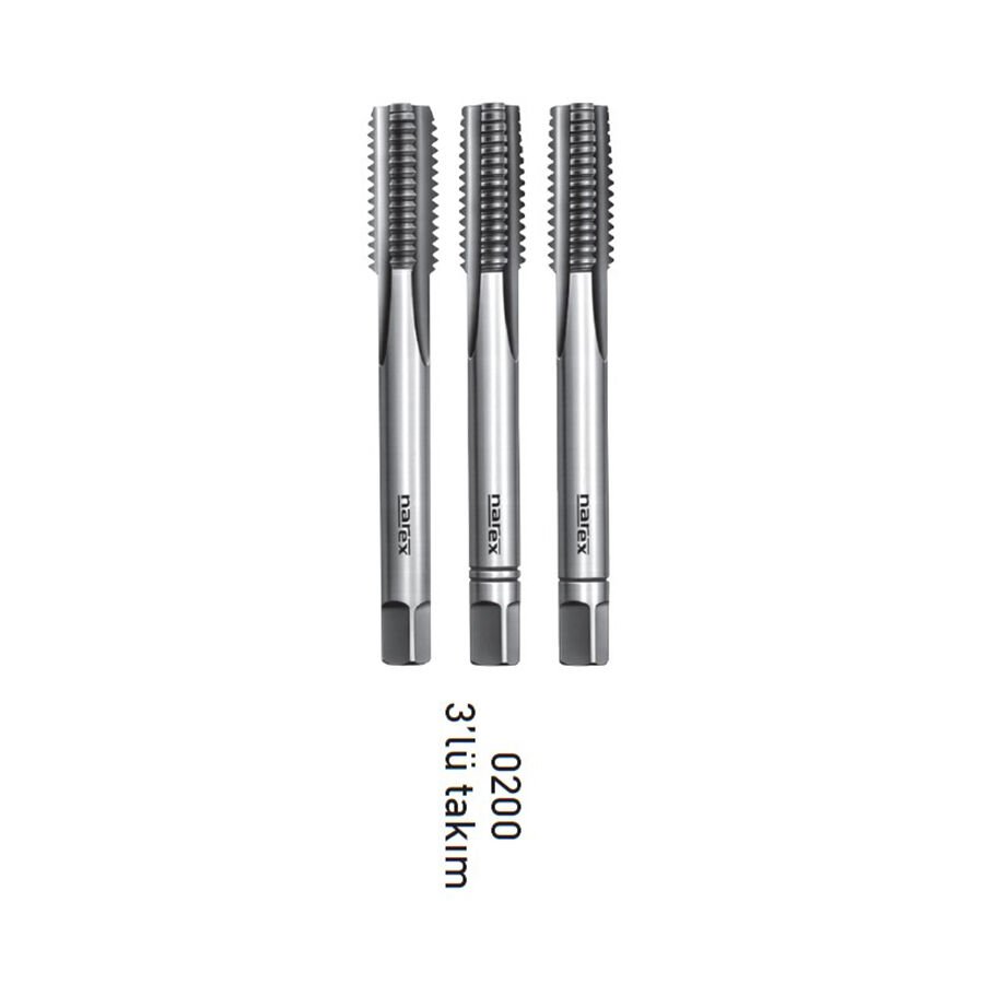 M3 NAREX SOL EL KILAVUZ TAKIMI DIN352 HSS (0200)