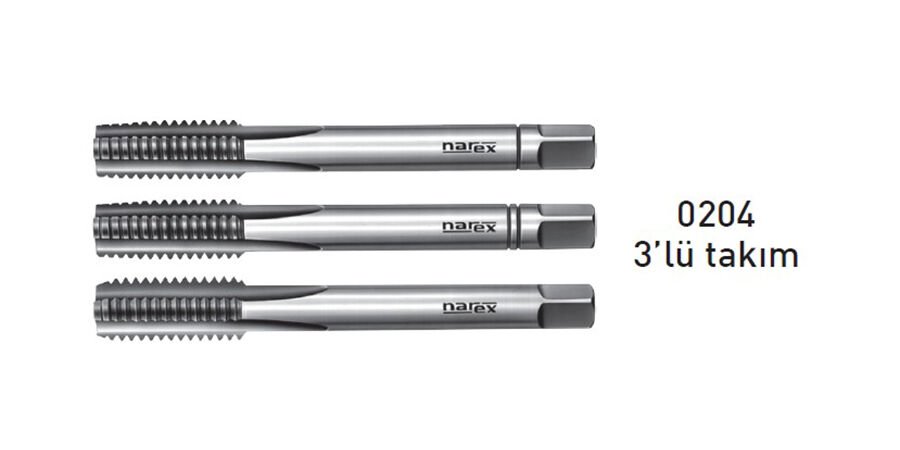 UNC3/4''-10 NAREX EL KILAVUZ TAKIMI DIN352 (0204)