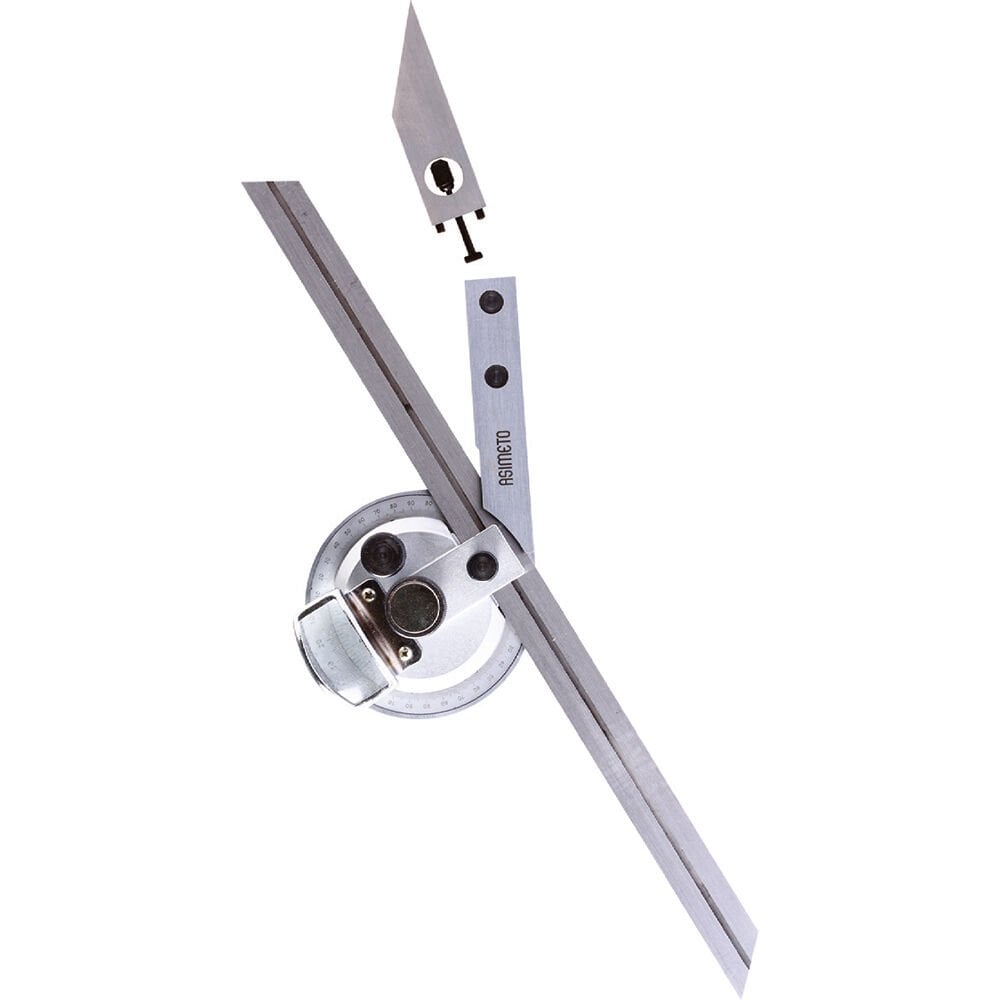 300mm AÇI ÖLÇER 1-ÇUBUK BÜYÜTEÇLİ